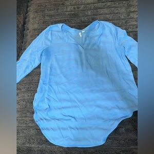 Cato Women's Sky Blue Tunic Top